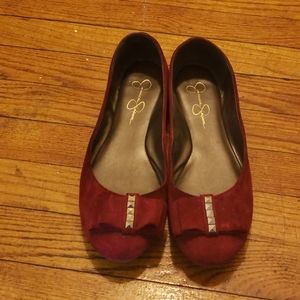 Jessica Simpson Flats (Cranberry)